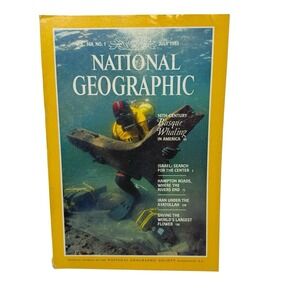National Geographic Magazine Nat Geo July 1985 Basque Whaling Israel Hamptons